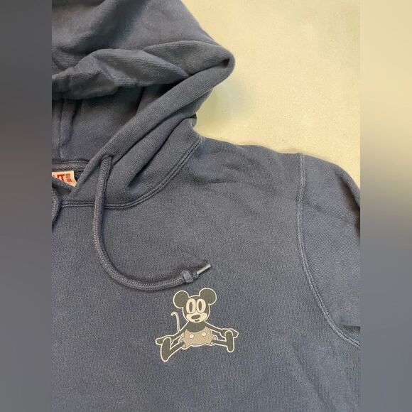 Uniqlo DISNEY Mickey Mouse Pullover Hoodie Men Medium Blue - Picture 2 of 5
